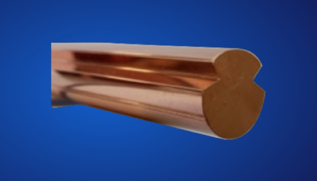 摩耗限度溝入りトロリ線